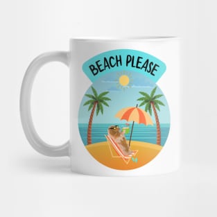 BEACH PLEASE - Dachshund Mug